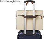 BOSTANTEN Briefcases for Men Messenger Bag Genuine Leather Laptop Bag 15.6 inch Office Work Tote for Buisness Travel