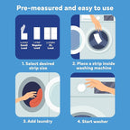 Tru Earth Compact Dry Laundry Detergent Sheets - Up to 64 Loads (32 Sheets) - Paraben-Free - Original Eco-Strip Liquidless Detergent, Great for Travel - Vanilla Bean