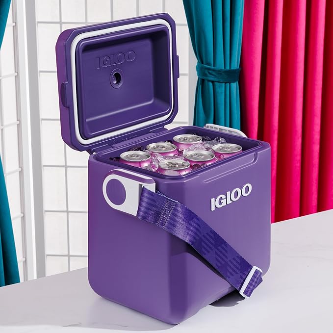 Igloo Tag Along Too Coolers | Insulated Hard Shell Picnic Style Cooler | Rolling Ice Chest