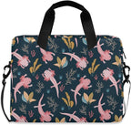 Axolotl & Sea Weed Aquarium Laptop Case 15.6 inch, Cute Laptop Bag, Waterproof Laptop Sleeve, Laptop Briefcase for Women & Men
