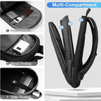 hk Business Backpack for Men 17 Inch,Slim & Expandable Waterproof Travel Laptop Backpack with USB Charging,Anti-Theft Lightweight Large Work Computer Bag,College Laptop Backpacks Gifts for Men Women