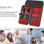 Nail Clippers Set, 10 PCS Professional Manicure Set and Pedicure Kit with Travel Case,Stocking Stuffers, Christmas Gift for Men and Women