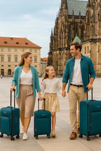 World Traveler Dejuno Jasper Lightweight Expandable Spinner Luggage, Green, 3-Piece Set(20in,24in,28in)