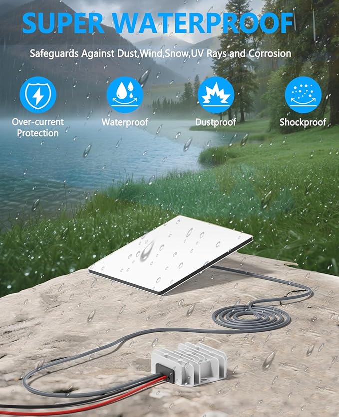 EAGWELL Starlink Mini 12V Adapter DC Step Up Converter with Starlink Mini Power Cord 9-28V Input 30V 3.5A Output for Starlink Mini Power Supply Step Up Conversion