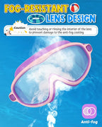Swim Goggles 2 Pack, Wide View Anti Fog&UV Swimming Goggles for Audlt, No Leak Pool Beach Essentials for Men Women