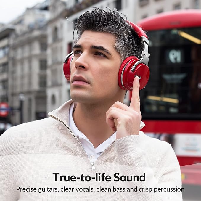 Million Sold 10 Years Classic E7 Active Noise Cancelling Headphones with Upgraded Noise Cancellation, Bluetooth Headphones Wireless with HD Sound Vivid Deep Bass, for Home Office Travel Gift Pcs