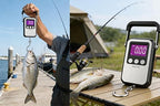 Luggage Scales 132lb Portable Digital Hanging 60kg Fishing Scale, 2 AAA Batteries (Not Included)