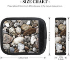 2 Pack River Rocks Cobblestones Luggage Handle Wraps Suitcase Tags Identifiers for Travel Accessories