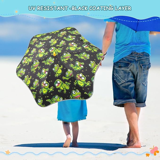 ALAZA Kids Umbrella Stick Umbrellas Cute Umbrella for Boys Girls Toddler UV/Sun Rain Windproof