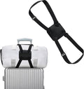 Chelmon Luggage Straps, Ajustable Elastic Bungee Belt for Suitcases, Add Extra Bag Easy and Securely for Travel (Black)