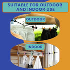 Travel Laundry Detergent Sheets and Elastic Travel Clothesline – Laundry Detergent Sheets 50-Count + Strong Portable Clothesline for Hotels, Cruises & Camping, Trips & Small Spaces