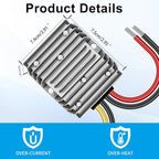 DC/DC Converter 12V Step Up to 24V 5A 120W, DC 12V to 24V Step Up Converter Voltage Regulator, Power Supply Module Boost Transformer for Car Truck Vehicle Boat Golf cart
