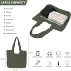 GOLDTIMO Beach Bags for Women - Summer Soft Large Woven Shoulder Purse Handbag, Beach Tote Straw Bag for Summer Vacation