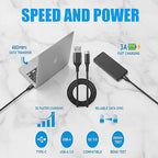 10-Pack USB Type-C Cables [6.6ft | 3A Fast Charge | Braided] – USB-A to USB-C Charger Cord, Compatible with iPhone 15/16/17, Galaxy S25/S24/S23/Z Flip Note20, Pixel 8/7/6, iPad Mini, PS5 – Value Set