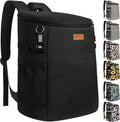 Camping Cooler Backpack 30 45 Cans, Soft Backpack Coolers Insulated Leak Proof Travel Cooler Bag Waterproof Lunch Picnic Beach Work Trip Thermal Bag Drink Beverage Beer Bag Cooler