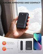 5V 3A/2A 12000mAh Heated Vest Battery Pack, Power Bank for Heated Vest,Chair, Jacket, Blanket with LED Display,Portable Battery Pack for Soleilwear, for KOVNLO, for Yolikeb, for TIDEWE