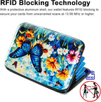 Credit Card Holder Small RFID Blocking Wallet Business Metal Slim Mini Aluminum Hard Case for Women Men