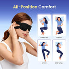 100 Packs Disposable Sleep Masks Bulk, Blackout Blindfolds for Men Women, Soft Eyemasks Adjustable for Sleeping Travel Yoga, Light Blocking Night Eye Mask for Party Games Team Building