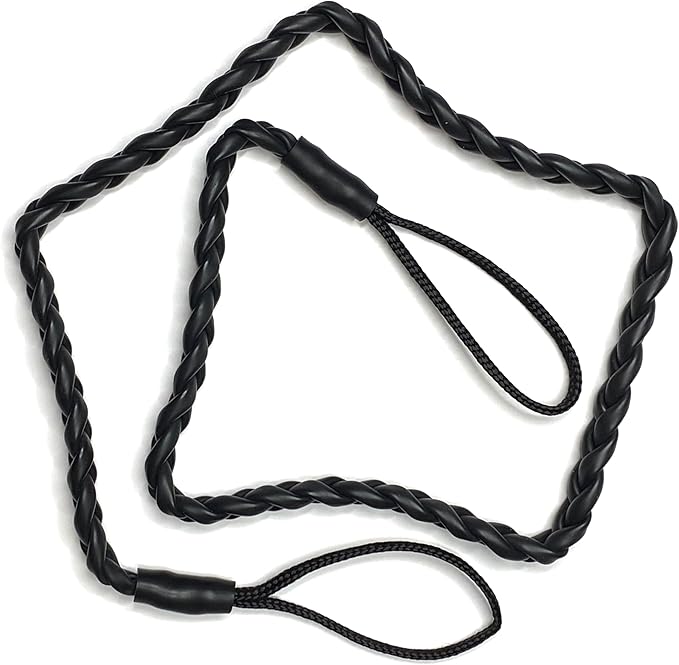 XL Campers Boaters Hikers Travelers Travel Compact Clothesline (Jet Black)
