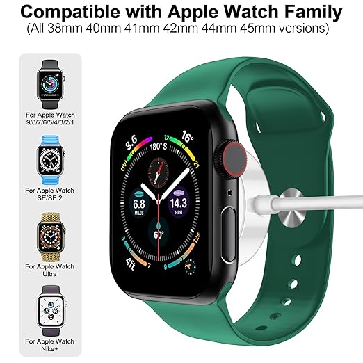 𝟐𝟎𝟐𝟔 𝐔𝐩𝐠𝐫𝐚𝐝𝐞𝐝 for Apple Watch Charger Magnetic Fast Charging Cable [Portable] Magnetic Wireless Charging Compatible with iWatch Series Ultra/9/8/7/6/SE/SE2/5/4/3/2-[1.2M] White