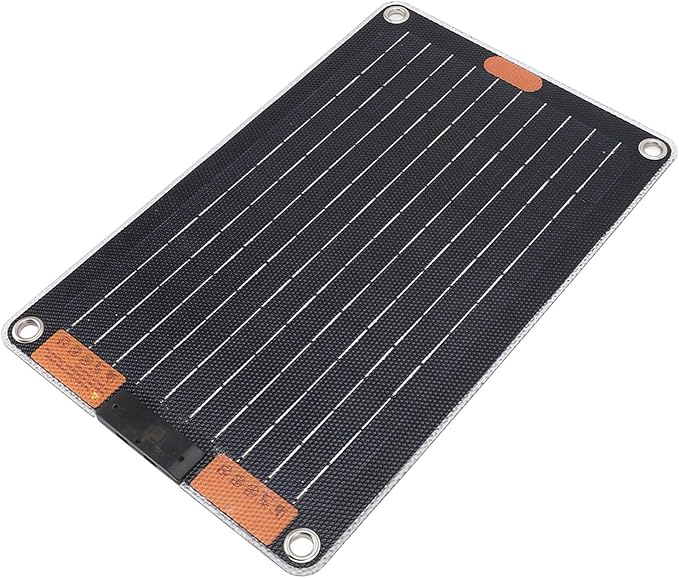 30W Solar Panel Charger with USB C Outputs(5V/3A) for Phone Electronics