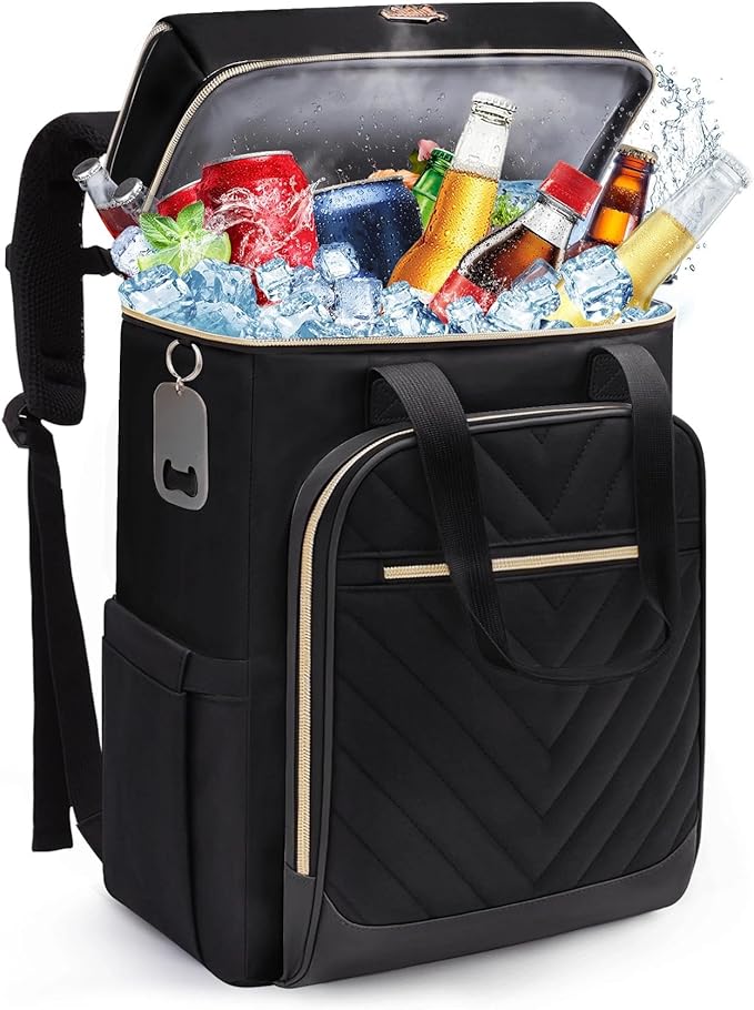 Backpack Cooler Insulated Leak Proof, Lightweight Soft Sided Cooler Backpack for Men Women, Waterproof Beach Cooler Bag Lunch Backpack for Camping Hiking Picnic Fishing Travel Outdoor