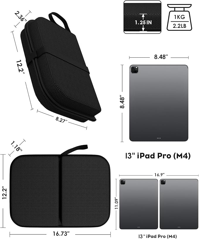 Gel Travel Seat Cushion, Portable Airplane Seat Cushion, 16.5" x 12" Large Size Foldable for Airplane Seats, Office Chair, Camping, Bleachers, Flights, Commute
