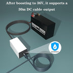 for Starlink Mini 12V Adapter-12V/36V to 36V Input Battery Modification Converter, 100cm Cable Waterproof DC Female Port, Compatible with Max 30m/100Ft+Starlink Mini Power Cable