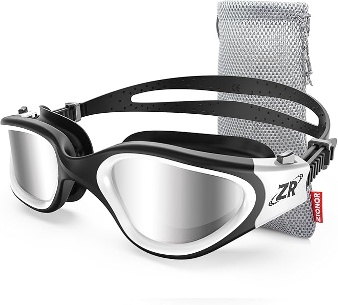 ZIONOR Swim Goggles, Upgraded G1 Polarized Swimming Goggles Anti-Fog for Adult Men Women