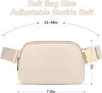 JSJ Mini Fanny Pack for Women & Men,Valentines Day Gifts for Girls Teens Kids Daughter Sister Her,Trendy Stuff Crossbody Bags Cute Everywhere Belt Bags.(Creamy)