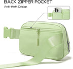 Belt Bag for Women Fanny Pack Crossbody Bags for Women Fashion Waist Packs with Adjustable Strap Gifts for Her Teen Girls (Light Green)
