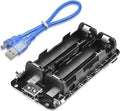 diymore 1865O Battery Holder Double Li-ion V8 Shield Micro USB 5V/3A 3V/1A Power Bank Battery Charging Module for Raspberry Pi and Arduino with 30CM USB Port line(2 Holders)