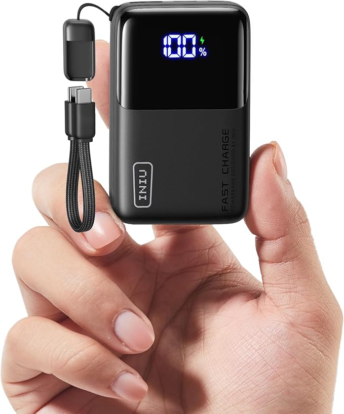 INIU Ultra Small 10000mAh 45W PD Power Bank & Ultra Slim 10000mAh 45W Power Bank Combo