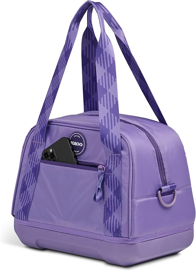 Igloo Tag Along 12-Can Satchel Cooler | Insulated Cooler Bag with Sturdy EVA Base