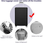 Travel Luggage Protector Suitcase Cover 22"-24" Suitcase Dust Cover Size M