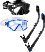Aegend Snorkeling Gear for Adults Youth Kids, Snorkel Mask with Top Dry Valve - Panoramic View Anti-Leak and Anti-Fog with Mesh Bag for Snorkeling, Scuba Diving, Freediving & Swimming
