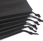 12PCS Travel Shoe Bags with Rope for Men and Women Large Shoes Pouch Storage Packing Organizers, Black