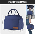 douyadady Lunch Bag Women/Men Lunch Box Women/Men (Dark blue)