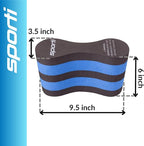 𝗦𝗽𝗼𝗿𝘁𝗶 Power Swim Paddles for Lap Swimming - Adjustable Straps - Lap Swimming Gears - Hand Paddles for Adults & Kids
