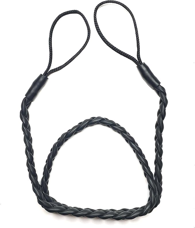 XL Campers Boaters Hikers Travelers Travel Compact Clothesline (Jet Black)