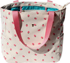 Original Floral Water Resistant Large Tote Bag Shoulder Bag for Gym Beach Travel Daily Bags Upgraded