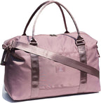 ESVAN Travel Tote Duffel Gym Bag,Weekender Overnight Carry-on Tote Crossbody Bag with Wet Pocket and Trolley Sleeve Upgraded