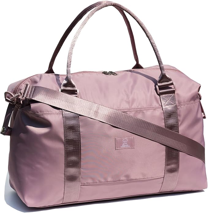 ESVAN Travel Tote Duffel Gym Bag,Weekender Overnight Carry-on Tote Crossbody Bag with Wet Pocket and Trolley Sleeve Upgraded