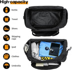 Uarition Gym Bag for Men - 55L Black Durable Large Duffle Bag for Travel, Workout, Fitness & Sport