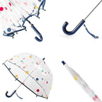 Kids Clear Umbrella for Rain Dome Bubble Umbrellas Windproof for Kids Boys and Girls