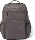 Baggallini Tribeca Expandable Laptop Backpack - 15"x11" Lightweight RFID Computer Bag for Work & Travel with Luggage Sleeve