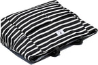 ESVAN Large Foldable Beach Bag for for Women with Dry Wet Compartment Waterproof Sandproof Travel Gym Picnic Handbag