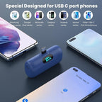 [2 Pack]Small Portable Charger for iPhone 17/16/15 Series,5000mAh 3A PD USB C Power Bank, Mini Travel Essentials Battery Pack for iPhone 17/17 Pro/16/16 Plus/16 Pro/15 Pro Max,Samsung,Android/LG etc