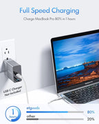 etguuds White USB C to USB C Cable 3ft, 2-Pack 60W USBC to USBC Cord, Type C to C Charger Cable Fast Charging for iPhone 17 16 15 Pro Max Plus Air, Samsung Galaxy S25 S24 S23, for MacBook/iPad, Pixel