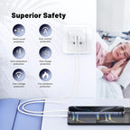 QZIIW iPhone 17 16 15 Pro Max Charger Fast Charging,45W Dual Port USB C Fast Charger Block [2-Pack] & Extra Long 60W 3/6/10/10FT USB C Cable - PD Quick Adapter 3.0 for iPhone 16 15 17/16 15 17 Pro.